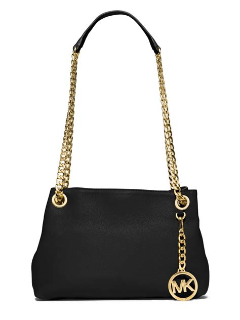 michael kors black gold chain crossbody bag|Michael Kors triple compartment bag.